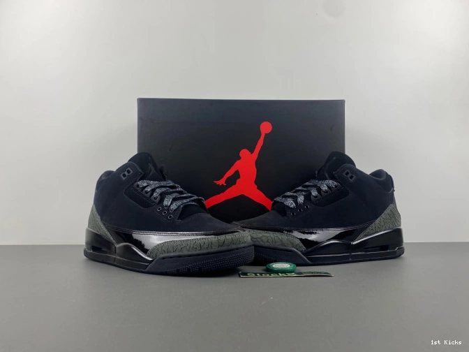 Air Black Jordan Cat CK9246-168 Retro 3 0708